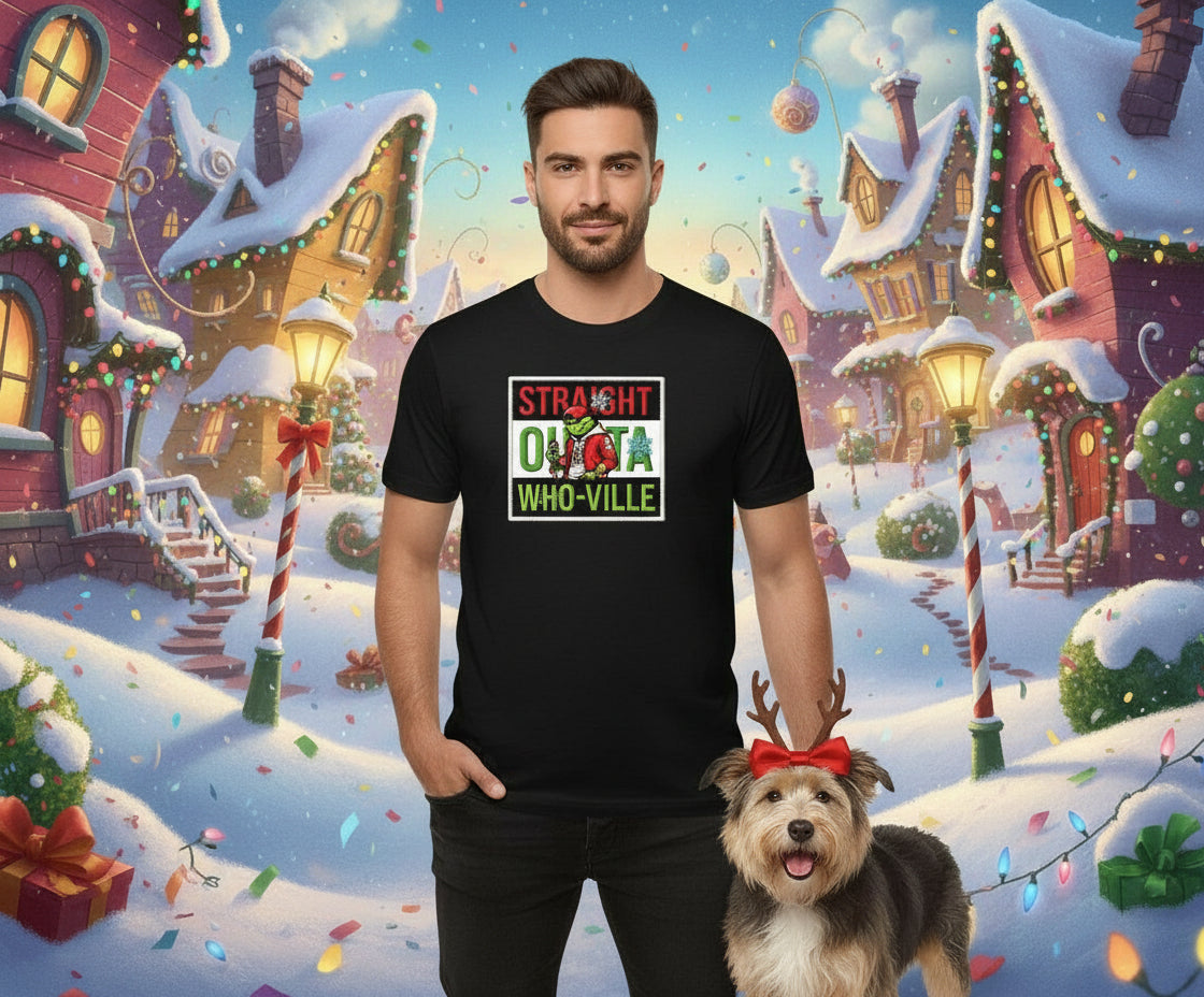 Straight Outta Whoville Stitched Grinch