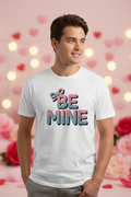 Valentines  "Be Mine" faux crochet