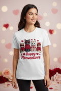 Valentines "Happy Meowentines" faux crochet