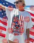 All American Girl Chick with Flag