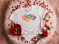 Faux Knit LOVE with Hearts