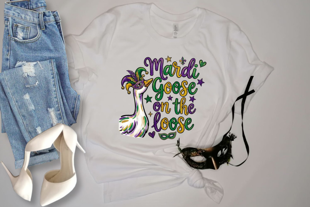 Mardi Gras Goose on the Loose