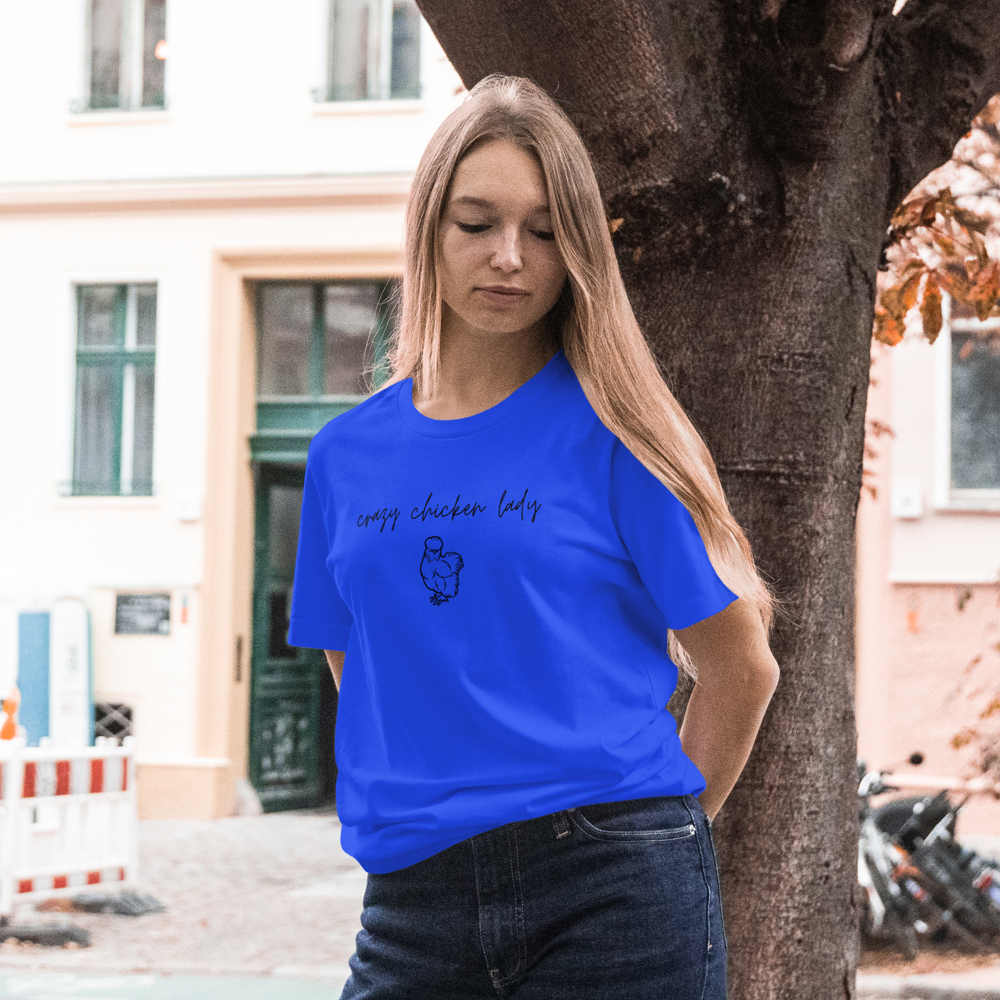 Silkie - Crazy Chicken Lady - Cursive Silkie